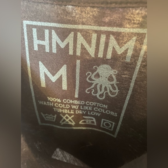 Hi My Name Is Mark/ Mark Hoppus/ blink-182 Octopus Long Sleeve Black Shirt - Picture 3 of 4